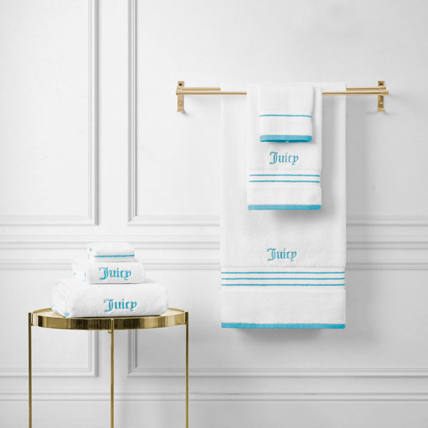 Juicy Couture Neon Border Bath Towel Set