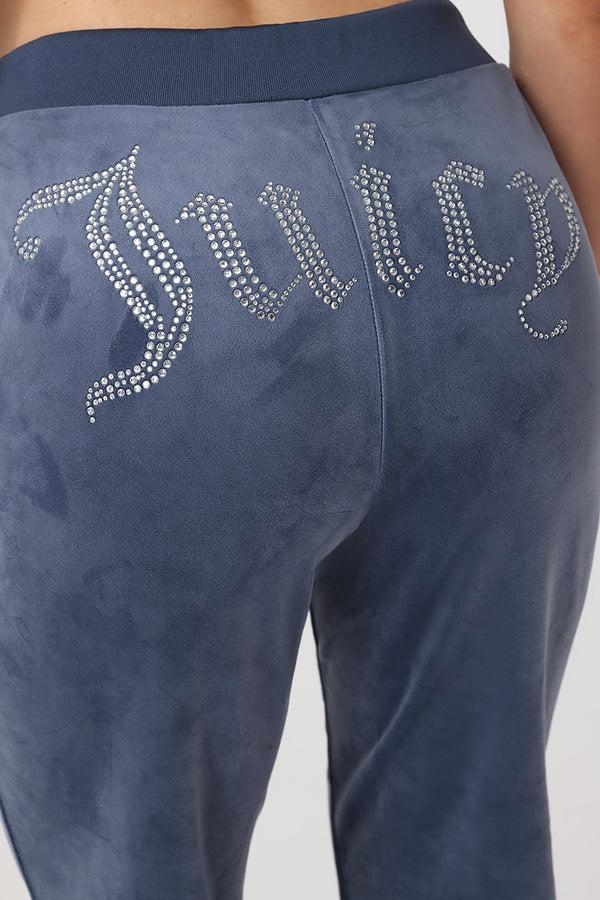 Juicy Couture OG Big Bling Velour Track Pants