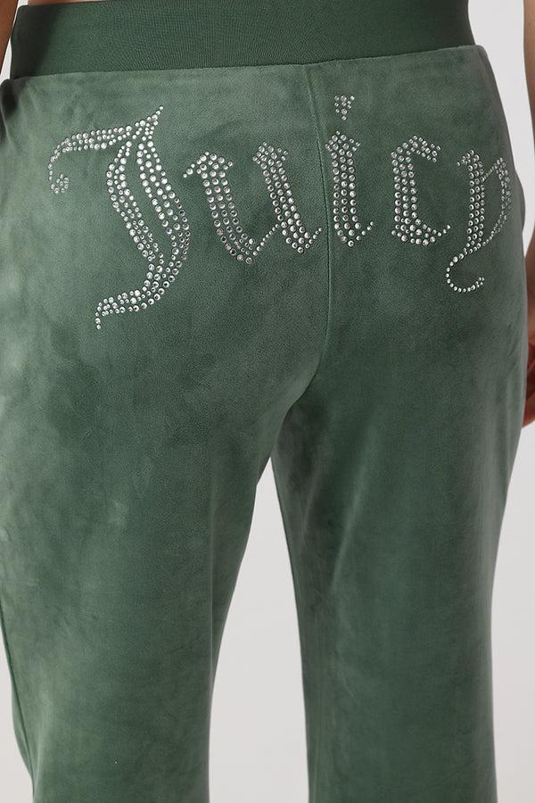 Juicy Couture OG Big Bling Velour Track Pants