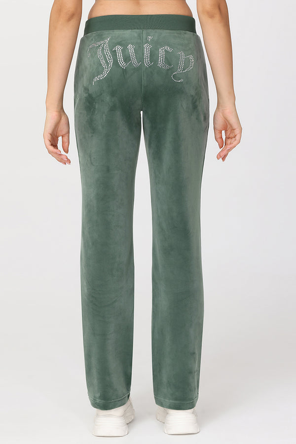 juicy couture OG Big Bling Velour Track Pants