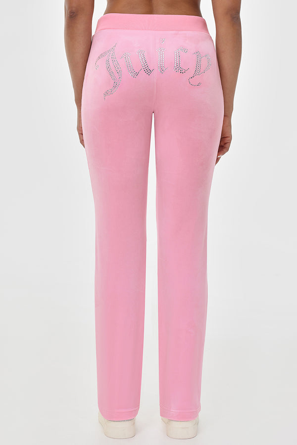 juicy couture OG Big Bling Velour Track Pants