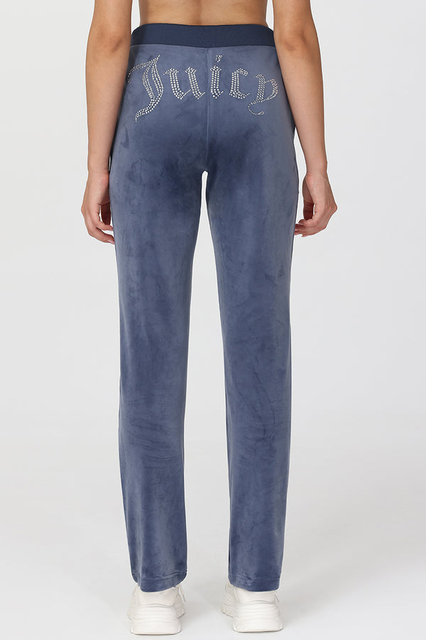 juicy couture OG Big Bling Velour Track Pants