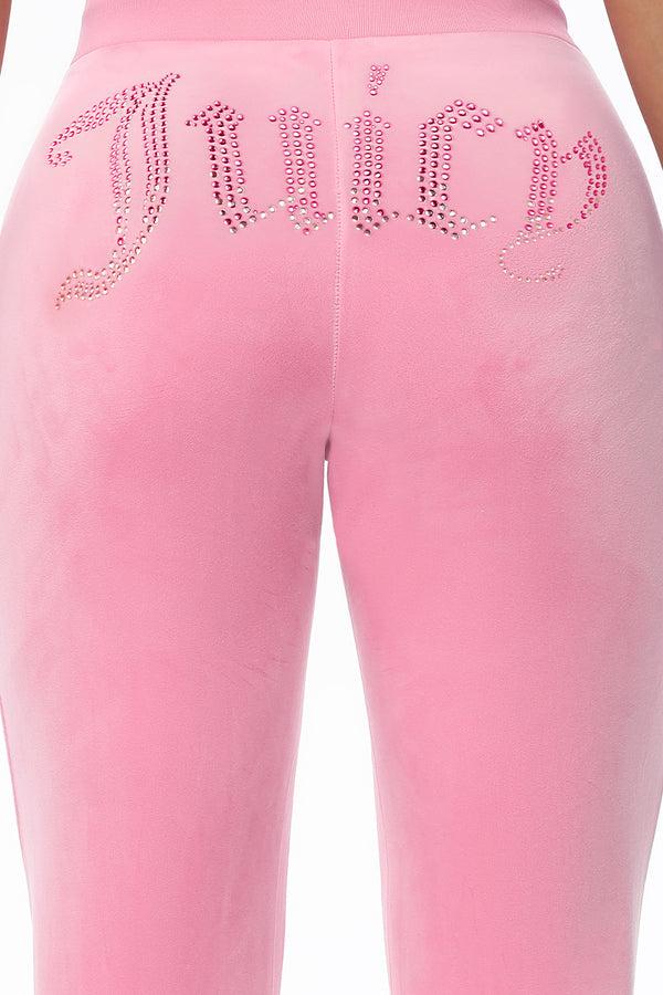 Juicy Couture Ombre Big Bling Velour Track Pants