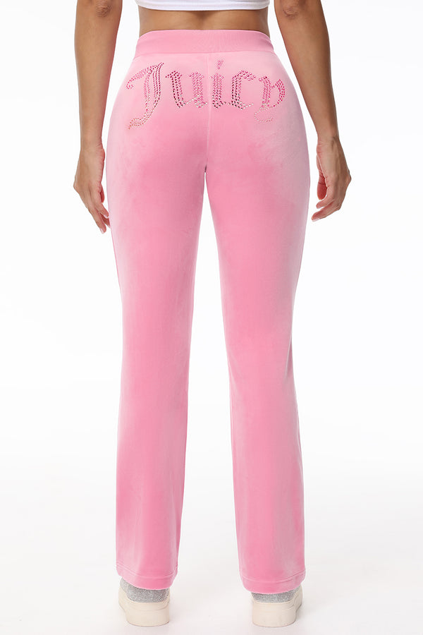 juicy couture Ombre Big Bling Velour Track Pants