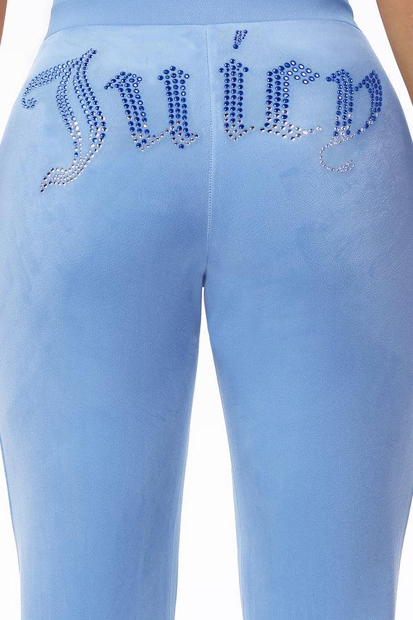 Juicy Couture Ombre Big Bling Velour Track Pants