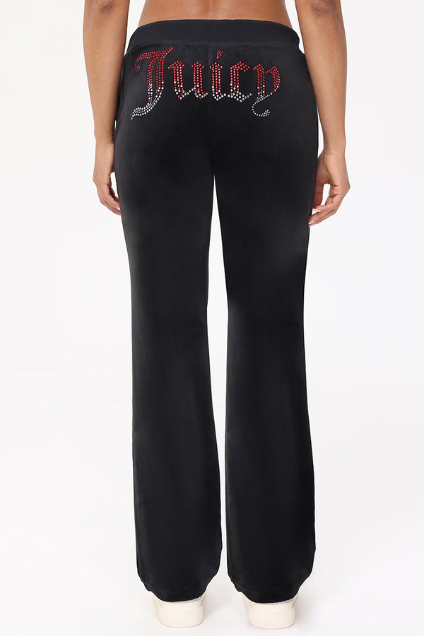 juicy couture Ombre Big Bling Velour Track Pants