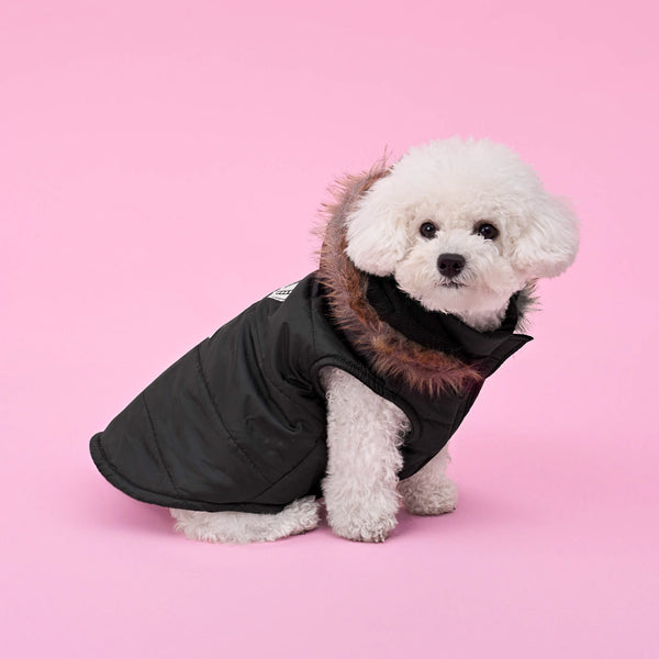 Juicy Couture Pet Faux Fur Hooded Jacket