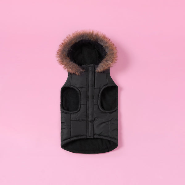 Juicy Couture Pet Faux Fur Hooded Jacket