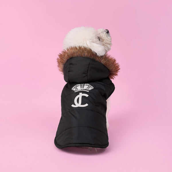 juicy couture Pet Faux Fur Hooded Jacket