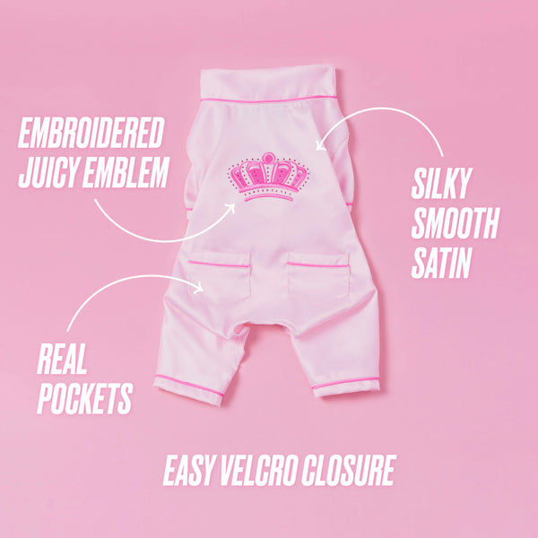 Juicy Couture Juicy Couture Pet Silky Satin Pajamas