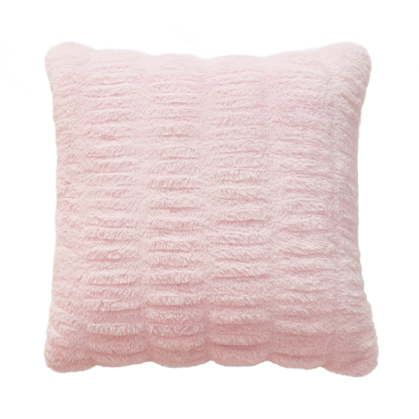 juicy couture Pleated Faux Fur Decorative Pillow