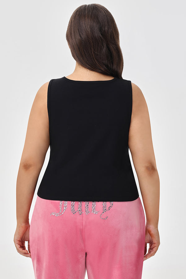 Juicy Couture Plus-Size Heart Juicy Tank