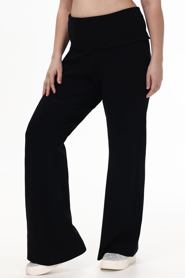juicy couture Plus-Size Low Rise Knit Flare Pants