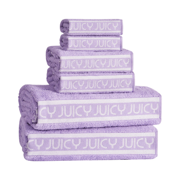 juicy couture Plush Stripe Bath Towel Set