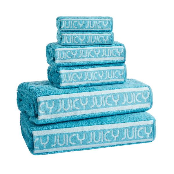 juicy couture Plush Stripe Bath Towel Set