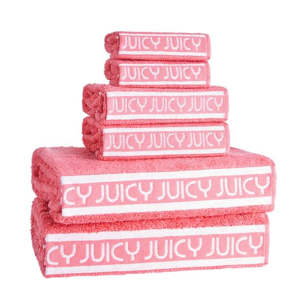 juicy couture Plush Stripe Bath Towel Set