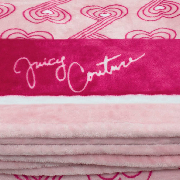 Juicy Couture Plush Throw Blanket