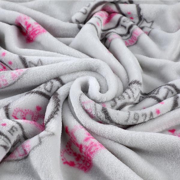 Juicy Couture Plush Throw Blanket