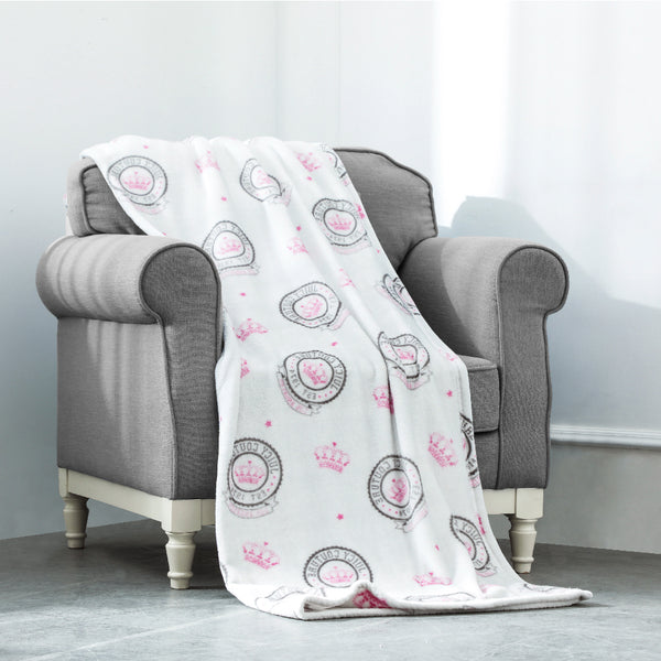 juicy couture Plush Throw Blanket