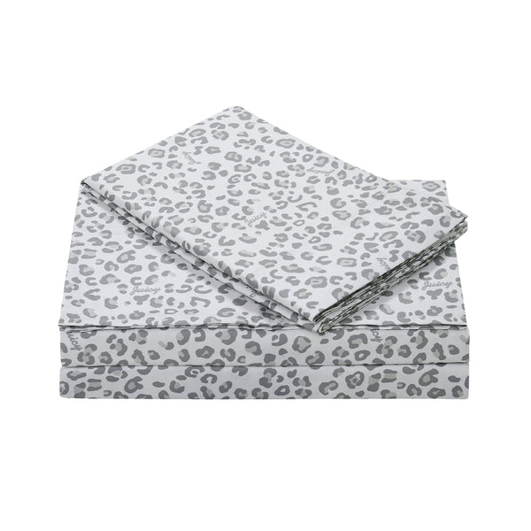 juicy couture Printed Microfiber Sheet Set
