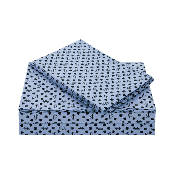 juicy couture Printed Microfiber Sheet Set