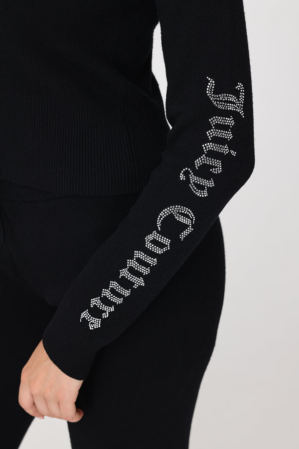 Juicy Couture Small Bling Knit Cropped Jacket