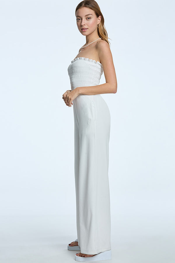 Juicy Couture Smocked Velour Jumpsuit