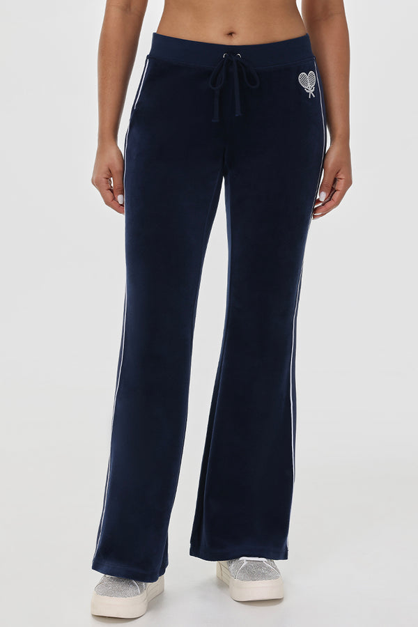 Juicy Couture Tennis Cotton Velour Track Pants