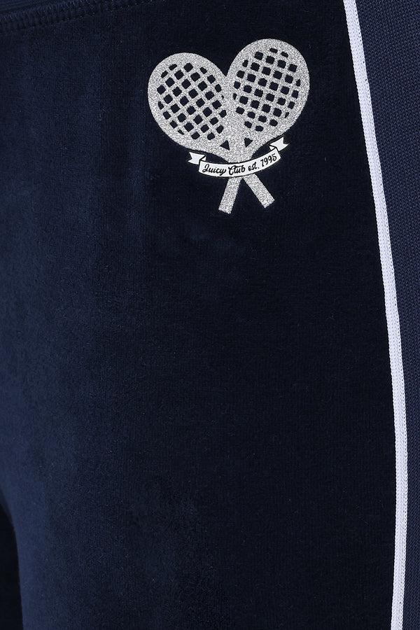 Juicy Couture Tennis Cotton Velour Track Pants