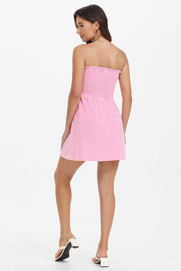 Juicy Couture Towel Terry Smocked Dress