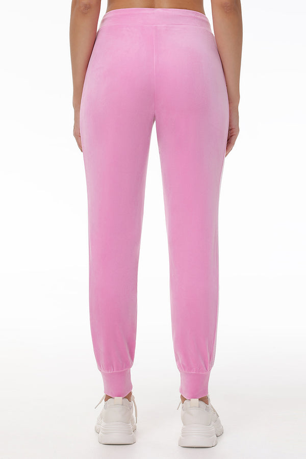 Juicy Couture Velour Jogger With Side Bling