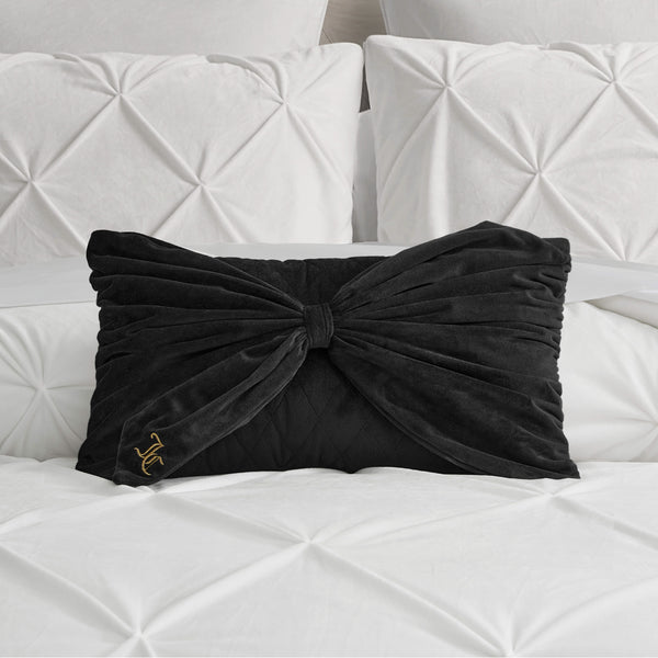 juicy couture Velvet Bow Decorative Pillow