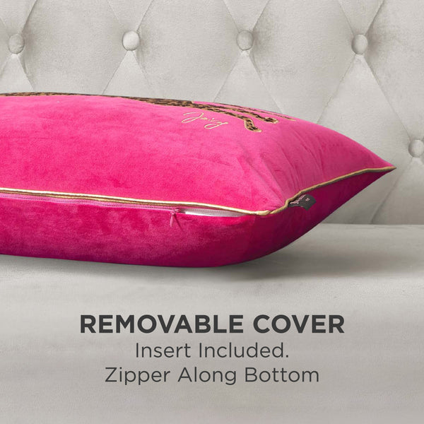 Juicy Couture Velvet Cheetah Pillow