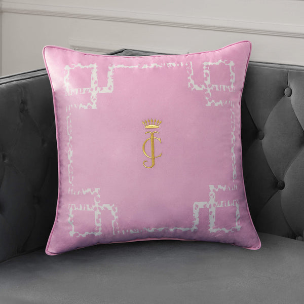 Juicy Couture Velvet Lattice Pillow