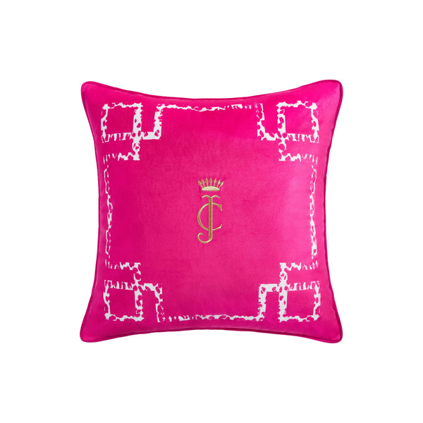 juicy couture Velvet Lattice Pillow