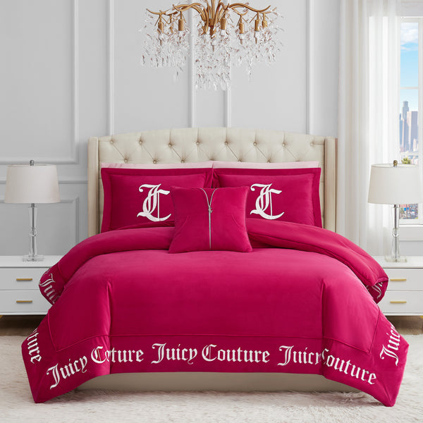 Juicy Couture Zippered Tracksuit Pillow