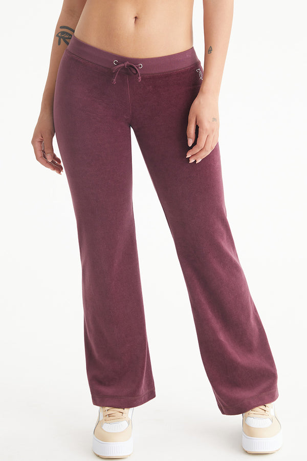 juicy couture Malibu Small Bling Cotton Velour Track Pants