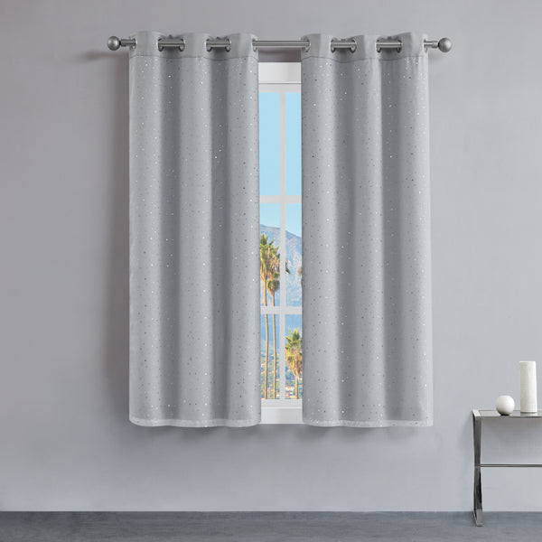juicy couture Melody Embellished Double Layer Curtains