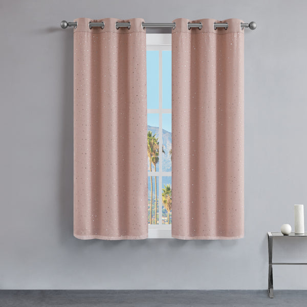 juicy couture Melody Embellished Double Layer Curtains
