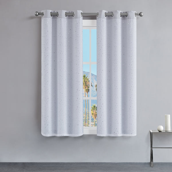juicy couture Melody Embellished Double Layer Curtains