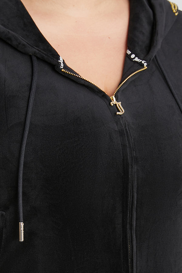 Juicy Couture Plus-Size 30th Birthday Ombre Bling Hoodie