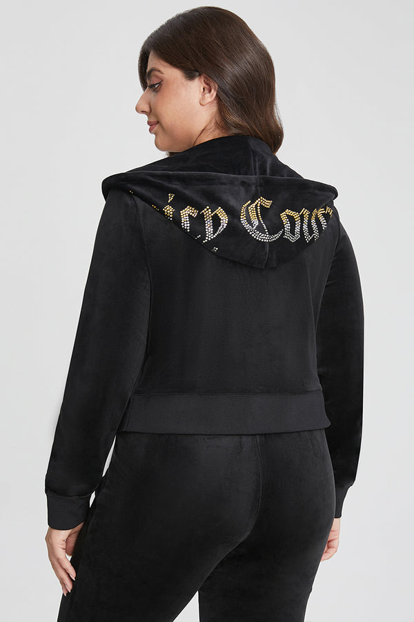 juicy couture Plus-Size 30th Birthday Ombre Bling Hoodie