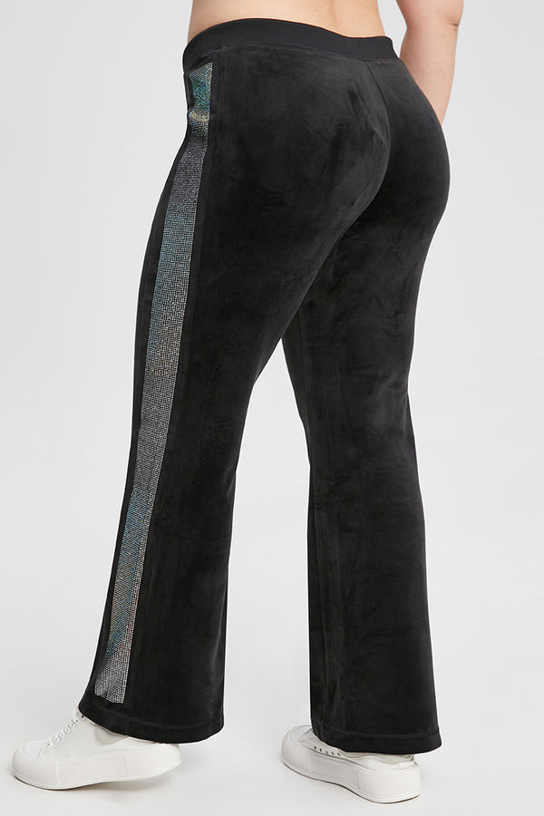 Juicy Couture Plus-Size 30th Birthday Side Ombre Bling Wide Leg Pants