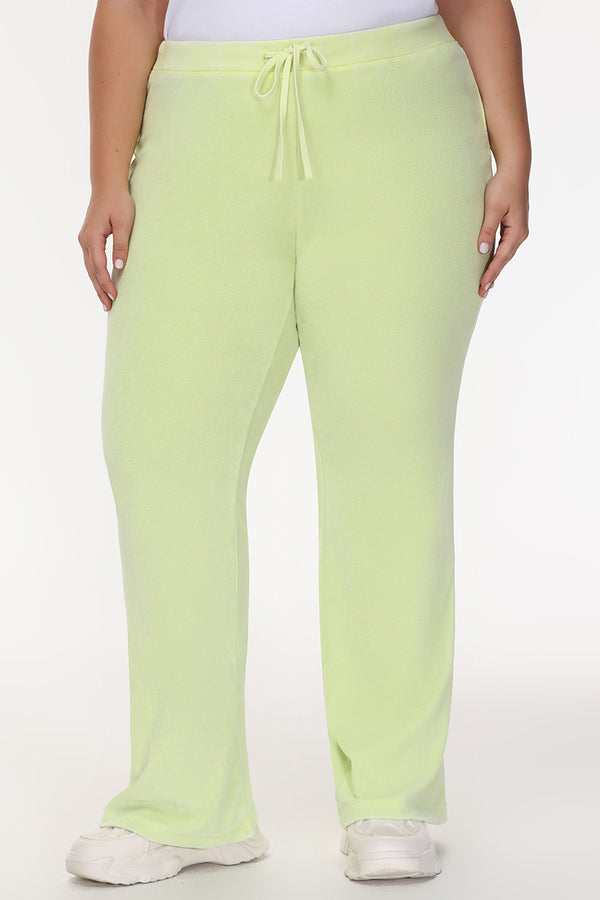 Juicy Couture Plus-Size Big Bling Towel Terry Track Pants