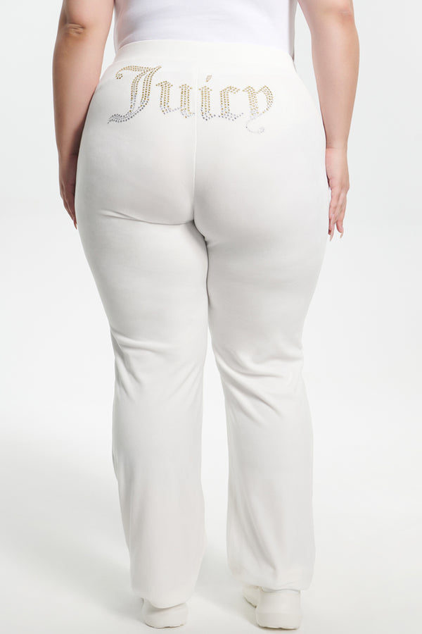 juicy couture Plus-Size Ombre Big Bling Velour Track Pants