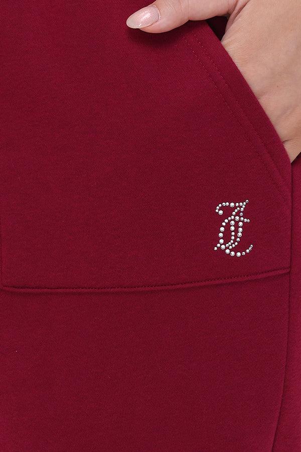 Juicy Couture Plus-Size Small Bling Fleece Sweatpants