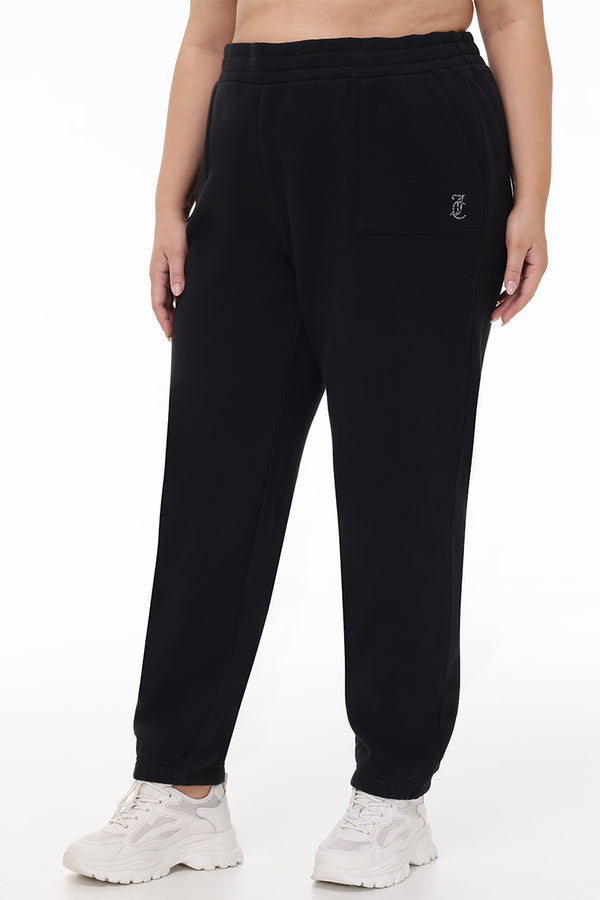 juicy couture Plus-Size Small Bling Fleece Sweatpants