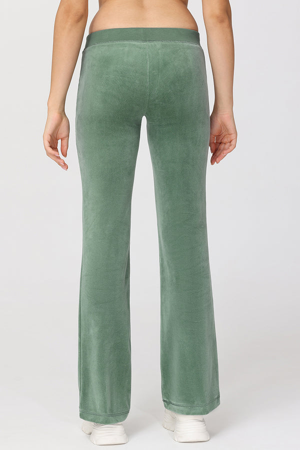 Juicy Couture Rebel Without Couture Heritage Cotton Velour Track Pants