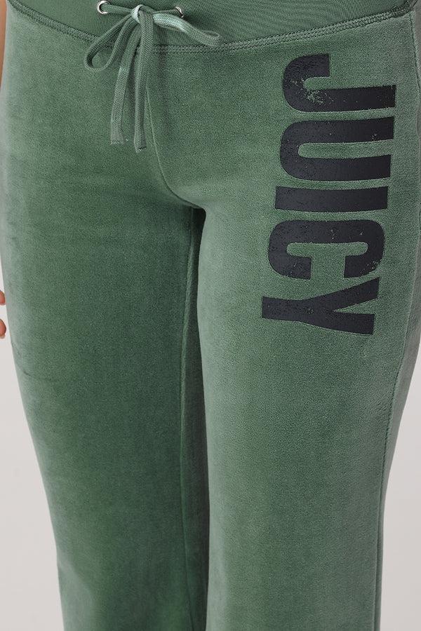 Juicy Couture Rebel Without Couture Heritage Cotton Velour Track Pants