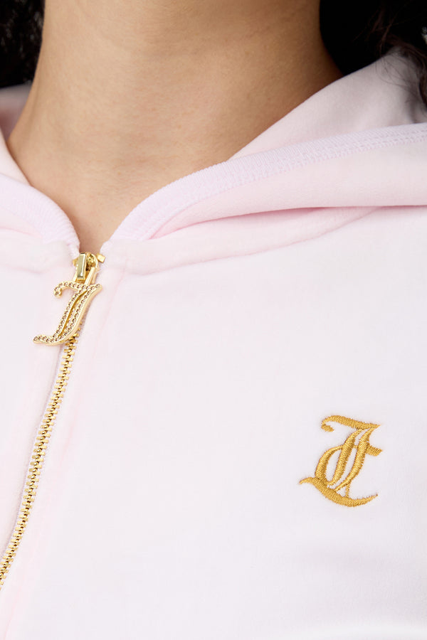Juicy Couture Thirty Flirty And Juicy Velour Hoodie